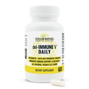 Del-Immune V Daily de Stellar Biotics en envase