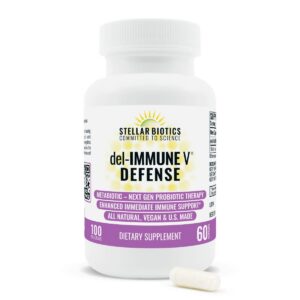 Del-Immune V Defensa suplemento inmunológico en envase