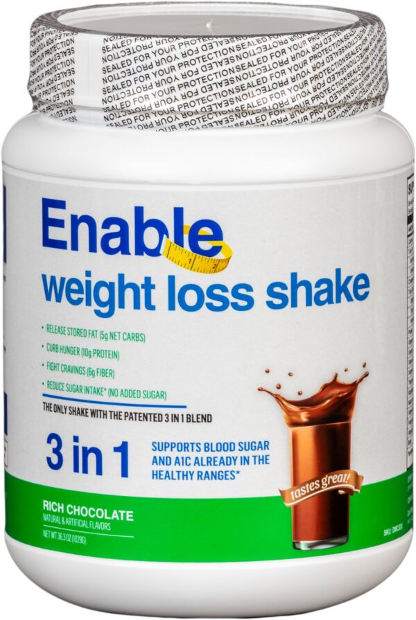 Del Mar Health Enable Shake chocolate botella