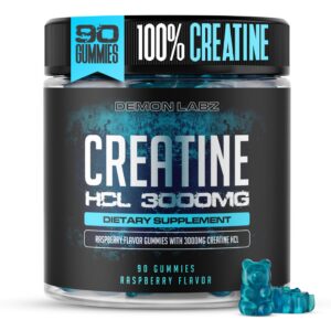 Demon Labz Creatina HCl frasco etiqueta frontal