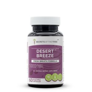 Frasco de cápsulas Desert Breeze para aliento fresco