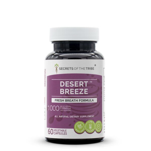 Frasco de cápsulas Desert Breeze para aliento fresco