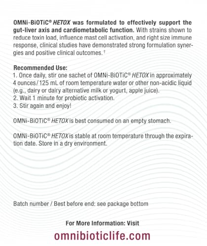 Desintoxicación corporal OMNi BiOTiC HETOX 30 porciones
