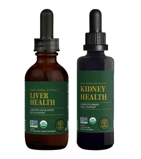 Desintoxicante hígado y riñones Global Healing Center botella frontal