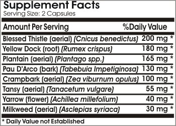 Desintoxicante de moho Naturetition cápsulas vista lateral