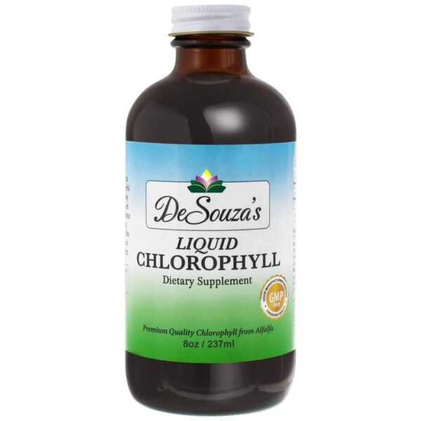 Botella de clorofila líquida DeSouzas de 8oz calidad premium