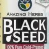 Detalle del aceite natural de semilla negra Amazing Herbs