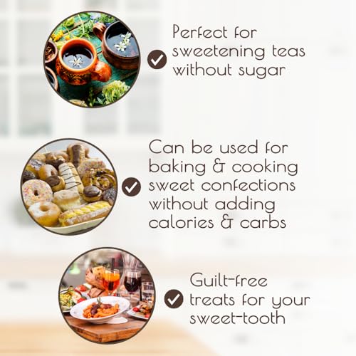 Detalle bolsa polvo stevia orgánico Darsa Organics