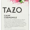 Detalle de bolsitas de té herbal de manzanilla TAZO