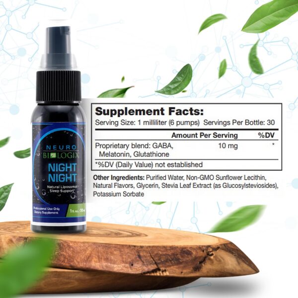 Detalle boquilla spray Night Night melatonina