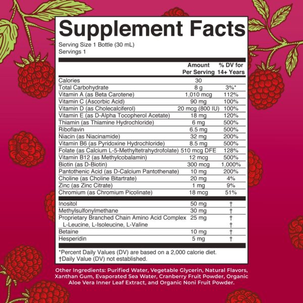 Detalle botella única MaryRuth's multivitamínico líquido