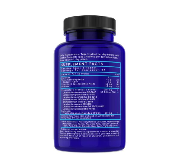 Detalle caja lovebug PROBIOTICS probióticos con fibra añadida