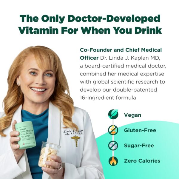 Paquete H-PROOF vitamin any drink con vitaminas b y c y taurina