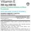 Detalle cápsula AlchePharma vitamina e 268 mg