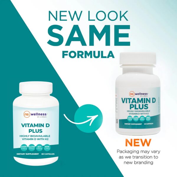 Detalle cápsula blanda vitamina d3 k2 y gg Reignite Wellness