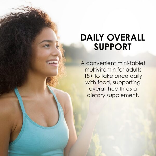 Detalle cápsula Mason Natural mini multivitaminas con hierro