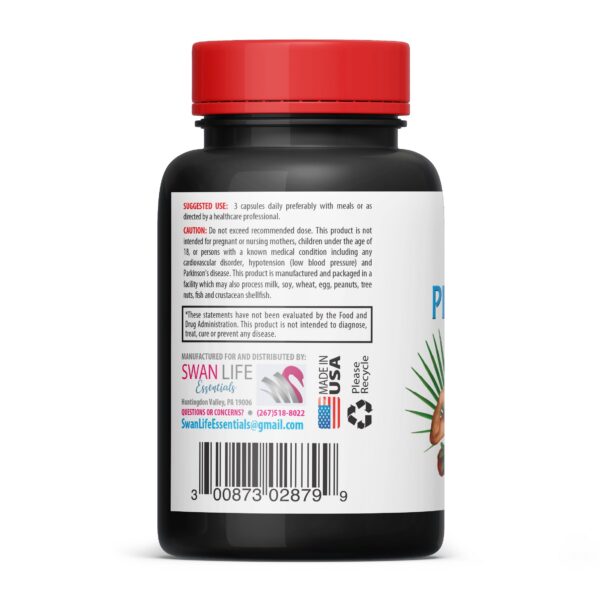 Suplemento natural para próstata Saw Palmetto 60 cápsulas