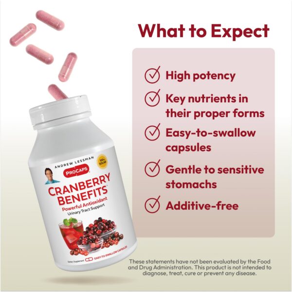 Version 1.0.0 Detalle cápsulas de arándano ANDREW LESSMAN