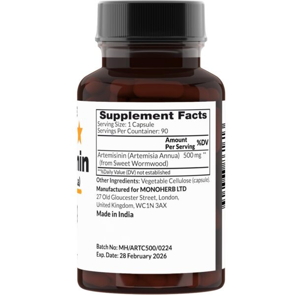 Version 1.0.0 Detalle cápsulas vegetales Artemisia Annua MONOHERB