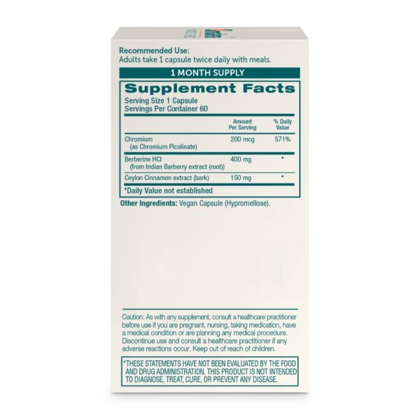 Detalle de cápsulas Berberina y Canela Himalaya