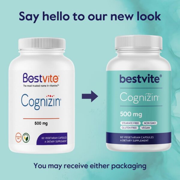 Detalle cápsulas BESTVITE Cognizin 500mg