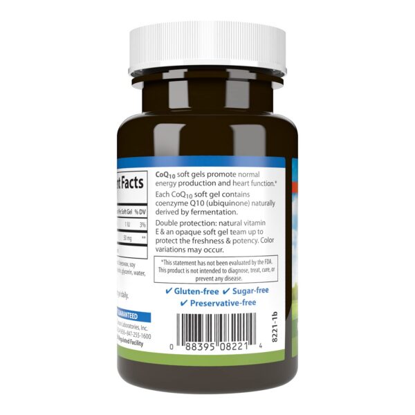 Detalle cápsulas blandas Carlson Co-Q10 50mg