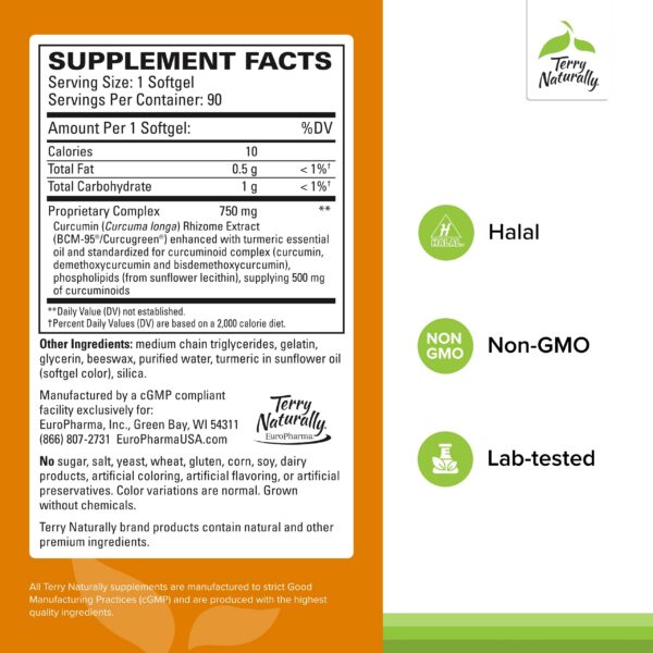 Version 1.0.0 Detalle cápsulas blandas CuraMed Terry Naturally para salud