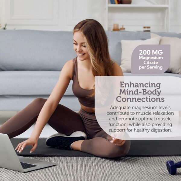 Detalle de cápsulas de citrato de magnesio bioactivo Zahler