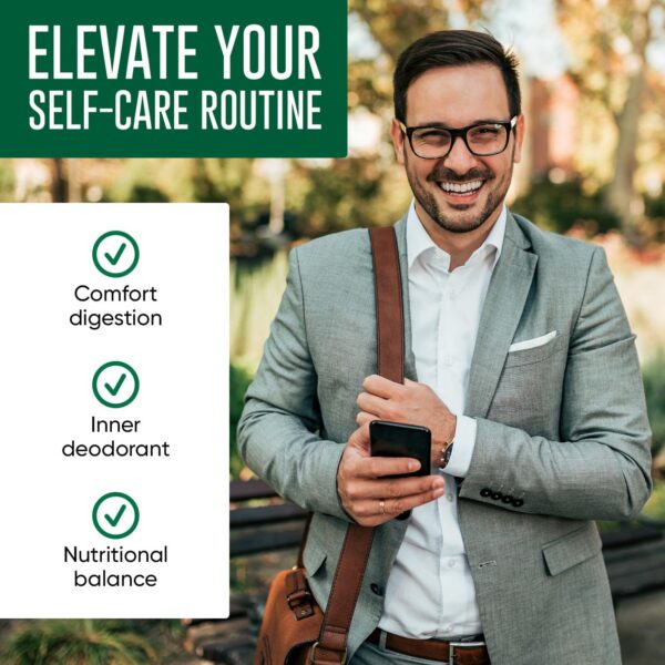 Detalle cápsulas clorofila alpha flow 600 mg