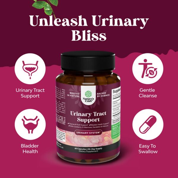 Version 1.0.0 Detalle cápsulas D-Manosa para salud urinaria con arándano y diente de león