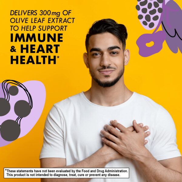 Detalle cápsulas extracto hoja de olivo Bluebonnet