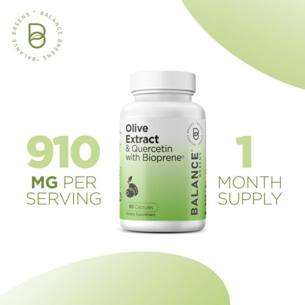 Detalle cápsulas de extracto hoja de olivo con quercetina