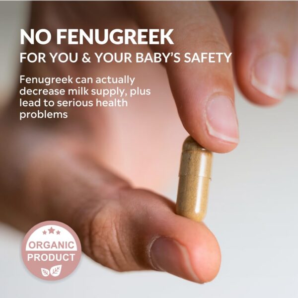 Detalle cápsulas fórmula avanzada para lactancia Holistic Lactation