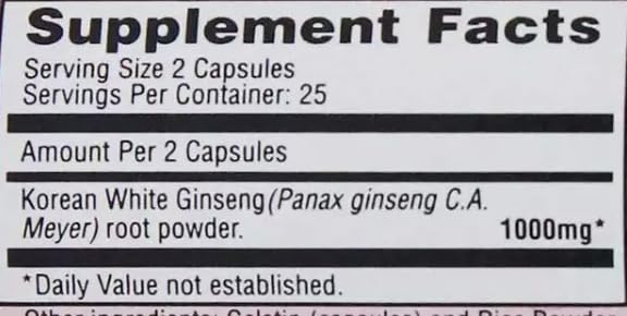 Detalle cápsulas Ginseng Imperial Elixir