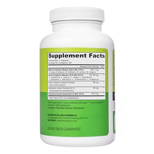 Detalle cápsulas Great Guts Lively Vitamin Co probiótico