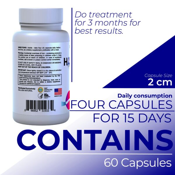 Detalle de cápsulas HallMulvit Men multivitaminas