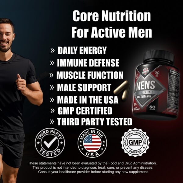 Detalle de cápsulas IronBody Multivitamínico