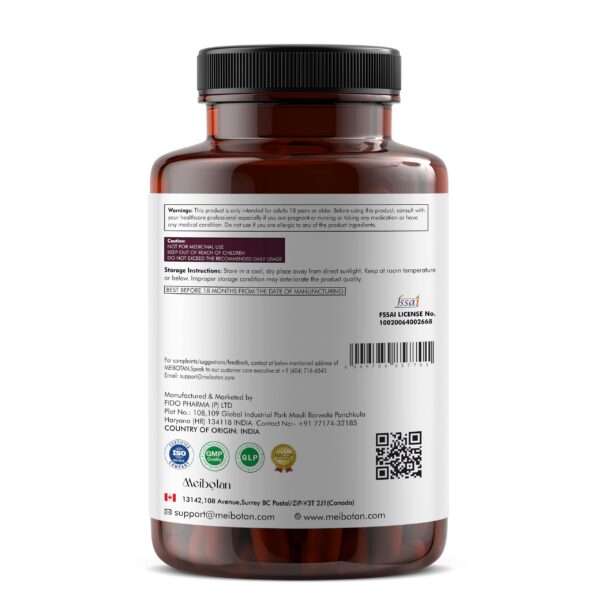 Detalle cápsulas probiótico MEIBOTAN B-Longum