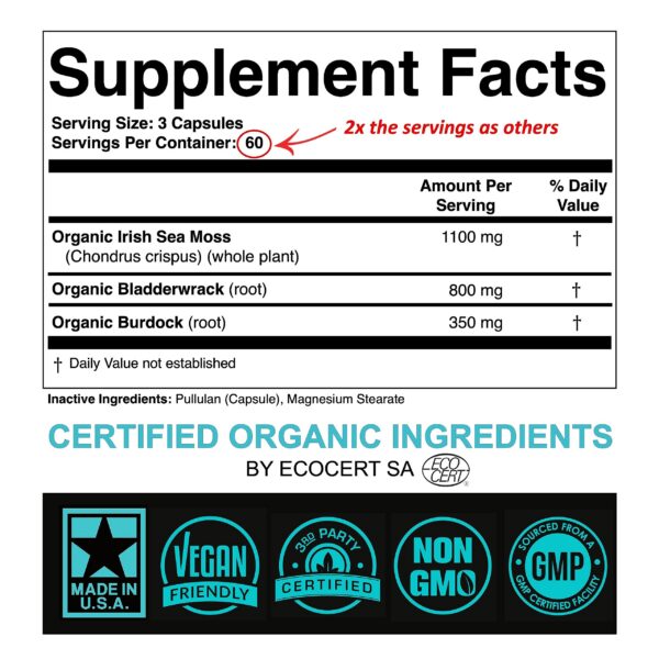 Version 1.0.0 Detalle cápsulas de musgo irlandés SPARTIS para suplemento