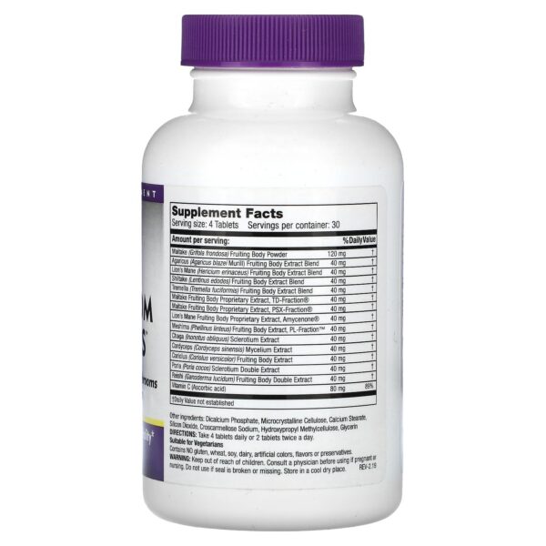 Detalle cápsulas Mushroom Wisdom Champiñones Emperadores