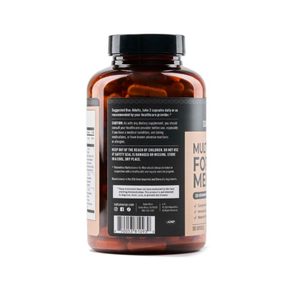 Version 1.0.0 Detalle cápsulas NatureWise para hombres vitalidad y rendimiento