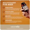 Detalle cápsulas NatureWise multivitaminico para hombres vitalidad