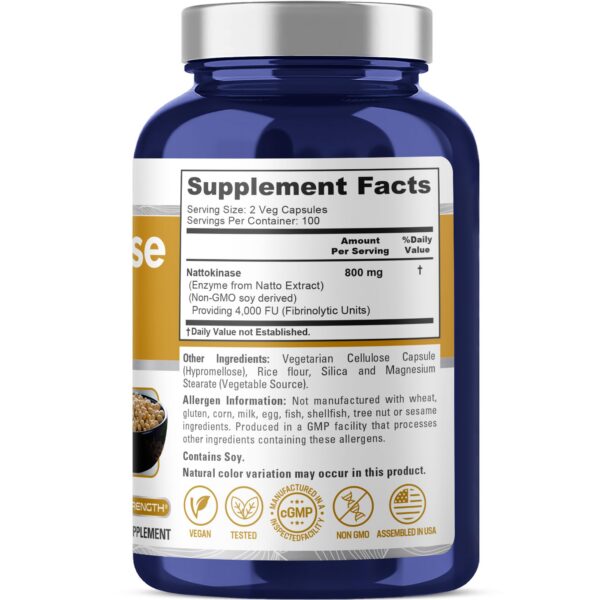 Detalle de cápsulas en frasco