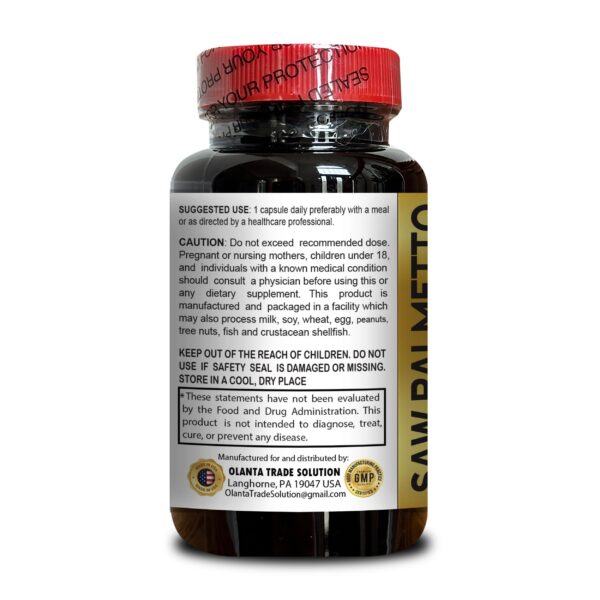 Suplemento de Serenoa Repens No OMG para hombres