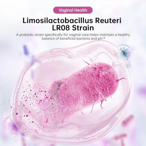 Detalle de cápsulas de probióticos femeninos DrBioCare