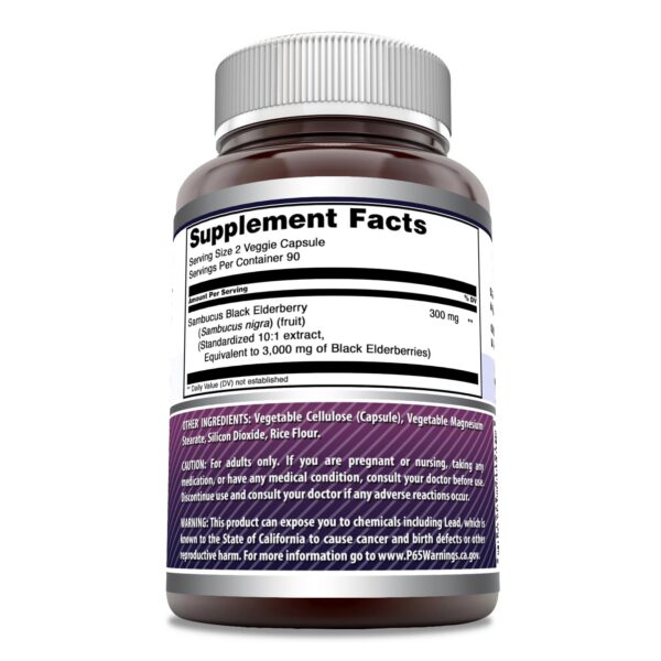 detalle cápsulas saúco negro amazing formulas