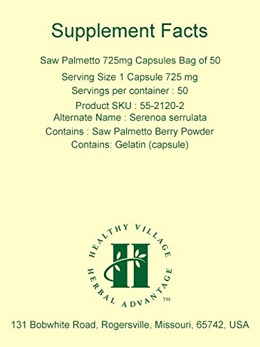 Version 1.0.0 Detalle cápsulas Saw Palmetto Herbal Advantage