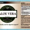 Detalle cápsulas SoftGel de Aloe Vera GNC Natural