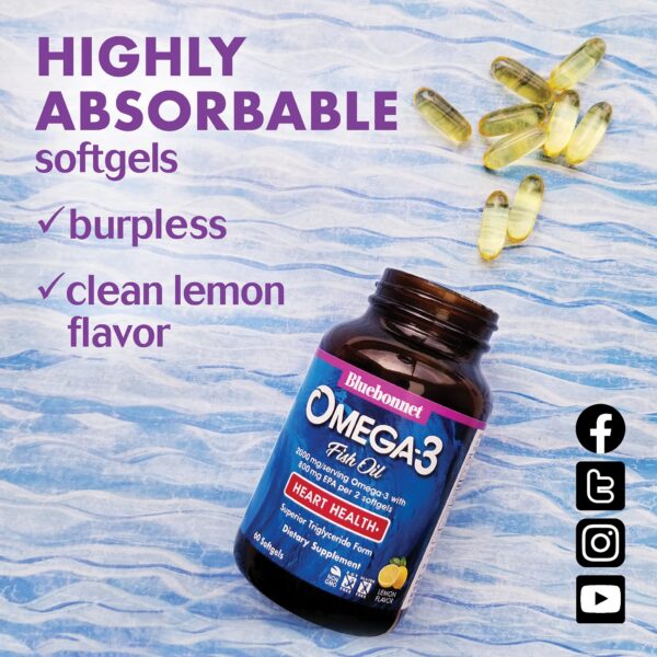 Version 1.0.0 Detalle cápsulas softgels Omega-3 Bluebonnet