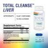 Detalle de cápsulas de Solaray Total Cleanse Liver 60ct